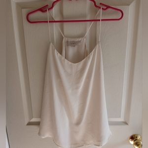 Loft White Tank Top